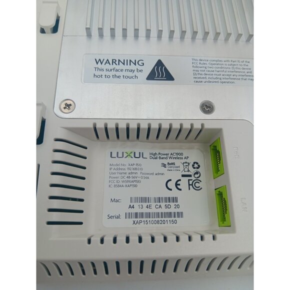 Luxul XAP1510, High Power AC1900 Dual-Band Wireless Access Point - Picture 5 of 5